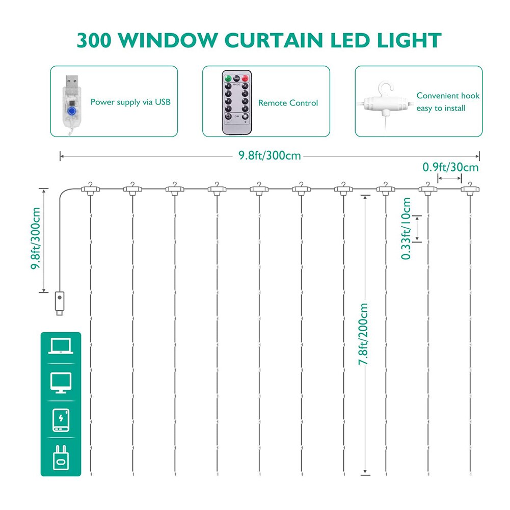 USB String Lights Outdoor Holiday Festive Decoration Fairy Light Portable Safety Home Party Decorative Garland Lights Warm