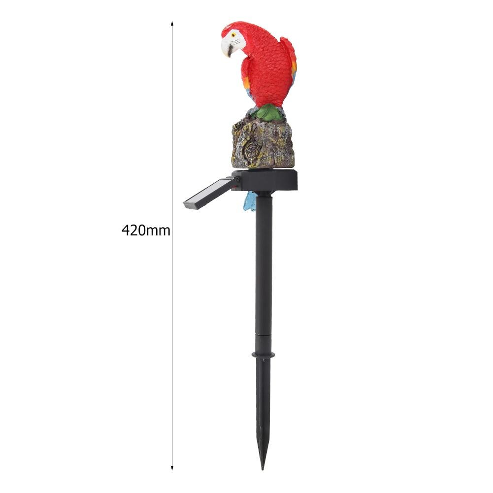 Solar Power LED Parrot Lawn Light Outdoor Waterproofp Owl Ornament Animal Garden Decor Landscape Lamp Solar Lights Lamps