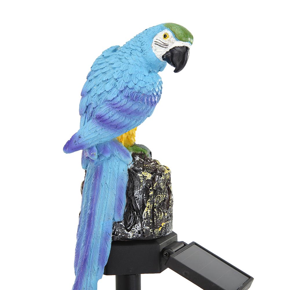 Solar Power LED Parrot Lawn Light Outdoor Waterproofp Owl Ornament Animal Garden Decor Landscape Lamp Solar Lights Lamps