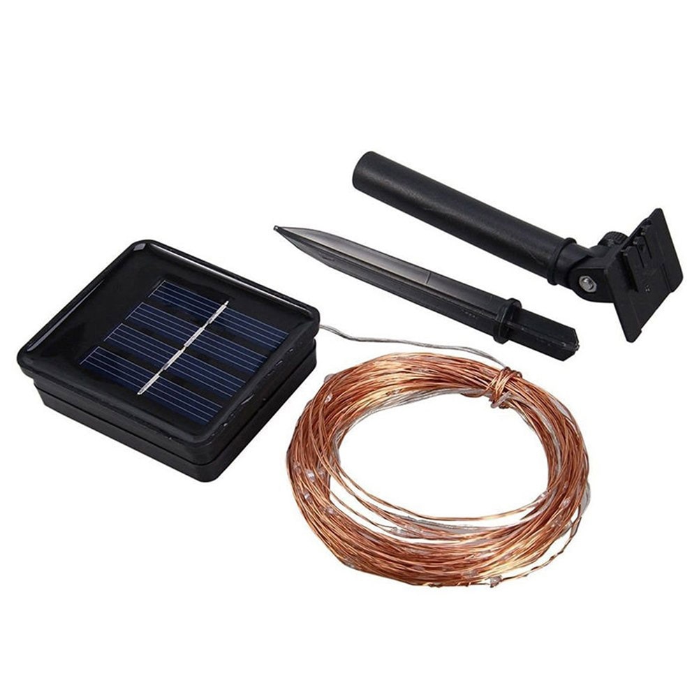 Outdoor LED Solar Lamp String Fairy Light 20M 10M Flash Garland Waterproof For Wedding Christmas Garden Street Patio Decoration