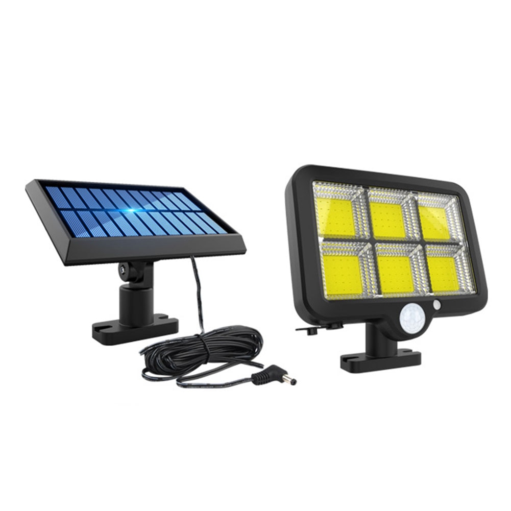 160LED Solar Powered Wall Lamp 3 Work Modes Solar Light Outdoors Waterproof Human Motion Sensor Street Garden Decoration Lamps