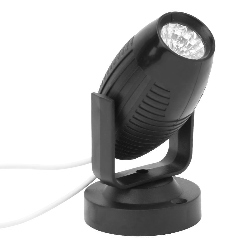 RGB LED Stage Spotlight 85-265V 360 Degree KTV Bar DJ Disco Party Wedding Atmosphere Spot Beam Lamp Black Shell