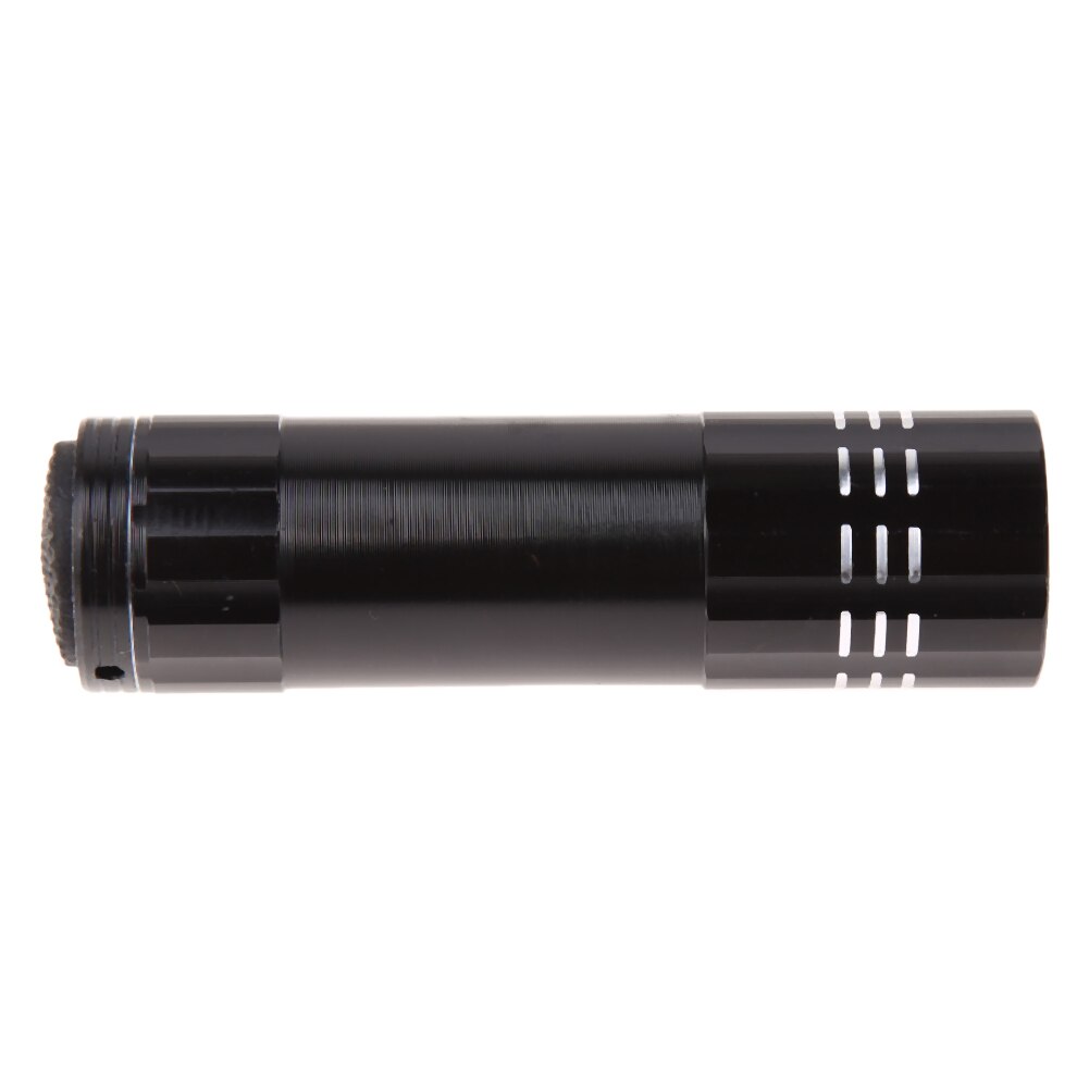 LED UV Flashlight Ultraviolet Torch Mini Aluminum UV ULTRA VIOLET 9 LED FLASHLIGHT Torch Light Lamp Tactical Lighting Dropship