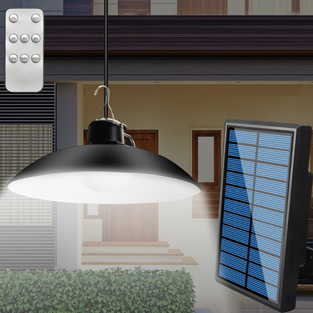 Double Head LED Solar Light Outdoor Street Light with Motion Sensor 3 Mode Remote Control Waterproof Lamp for Garden Yard Garage