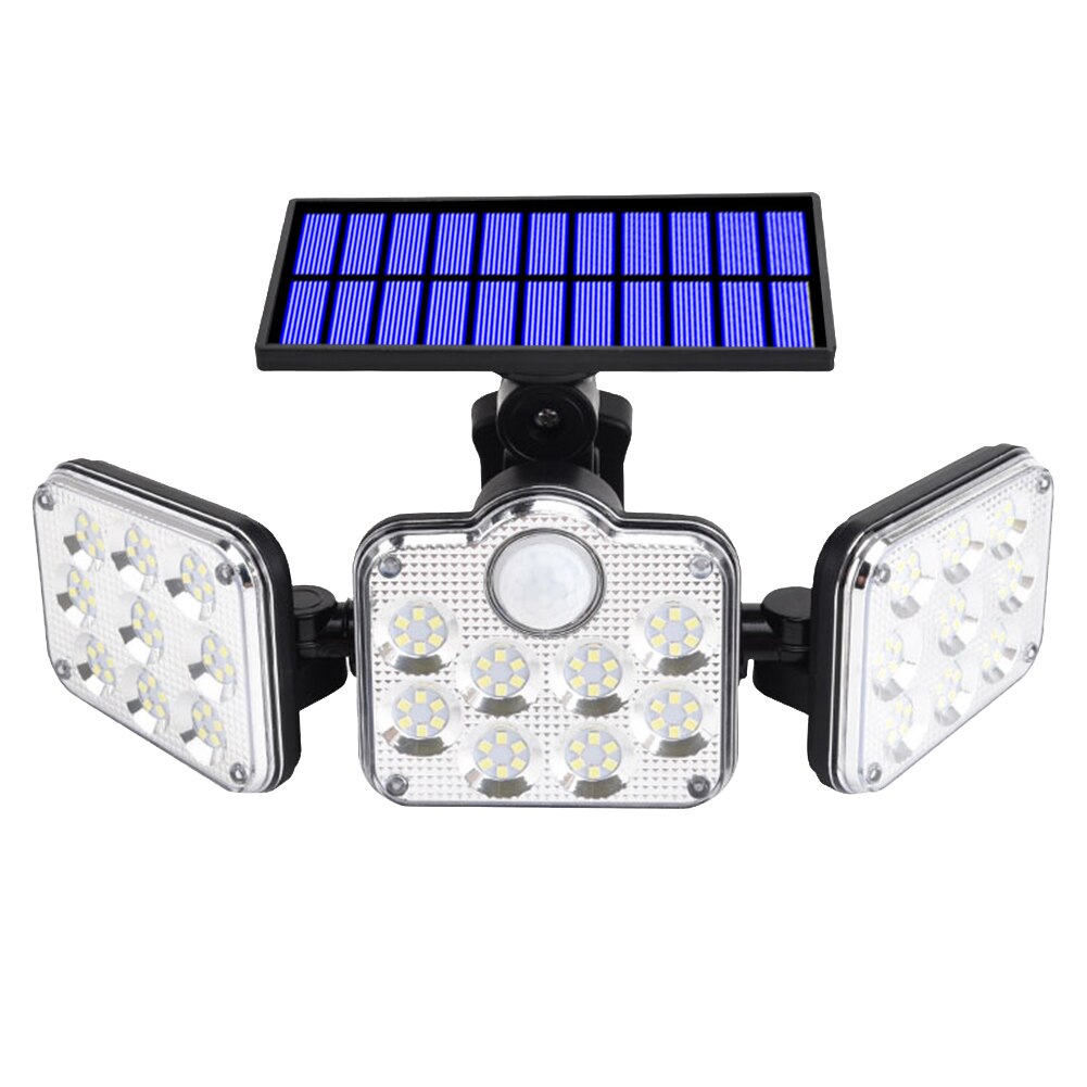 134/112/186/168LED Solar Lamp Outdoor Street Lights with Motion Sensor Rotatory Head Waterproof Wall Lamp for Garden Yard Garage