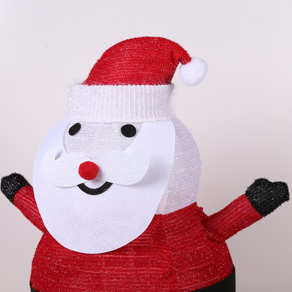 40 LED Lawn Lamp Foldable Outdoors Waterproof Christmas Decoration Snowman Lantern Night Light for Home Garden Xmas Decoration