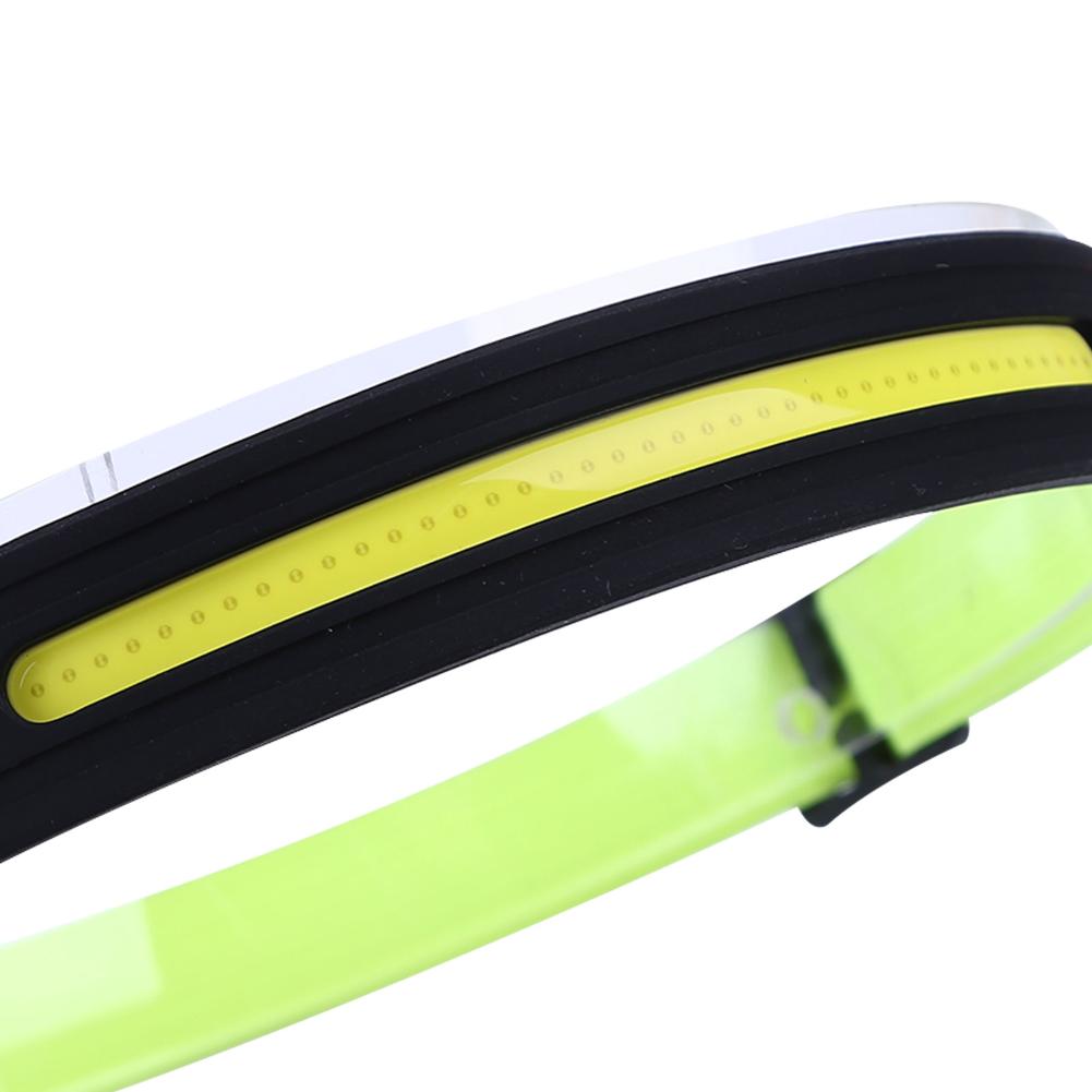 1-10Pcs Induction Headlamp COB LED Sensor Headlights with Built-in Battery USB Rechargeable Headlamp for Running Fishing Camping