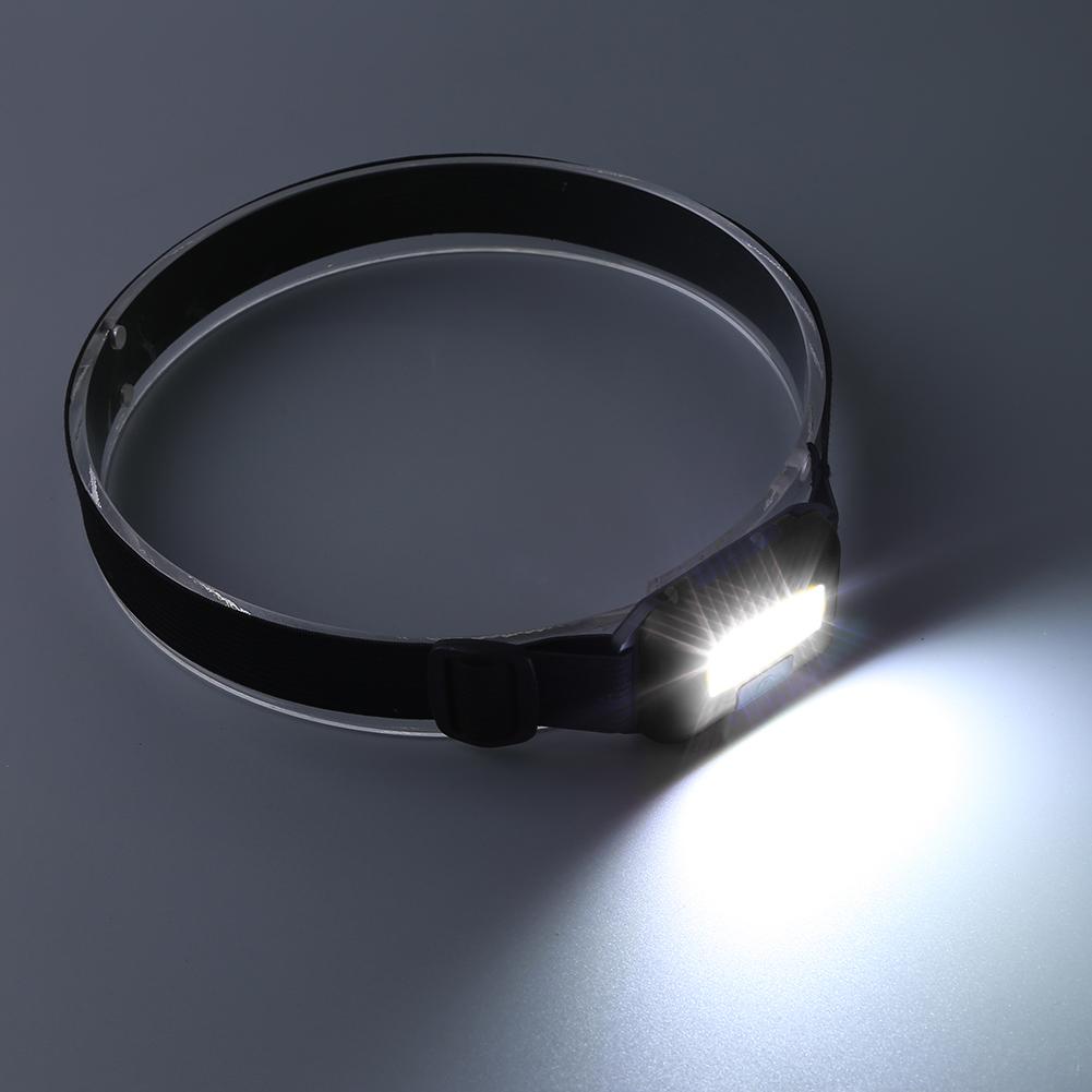 5Pcs Headlamp COB LED 3 Modes Flashlight Waterproof Headlamps for Camping Cycling Hiking Fishing Headlight Flashlight Head Torch