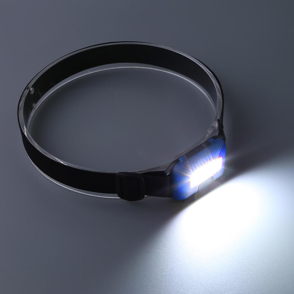 5Pcs Headlamp COB LED 3 Modes Flashlight Waterproof Headlamps for Camping Cycling Hiking Fishing Headlight Flashlight Head Torch