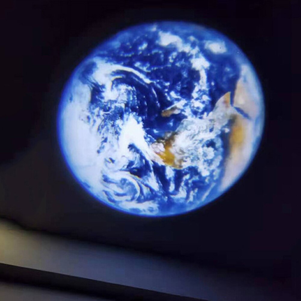 Moon Earth Projector Lamp LED Night Light 360 Rotatable USB Projector Light for Photo Atmosphere Girl Bedroom Decor