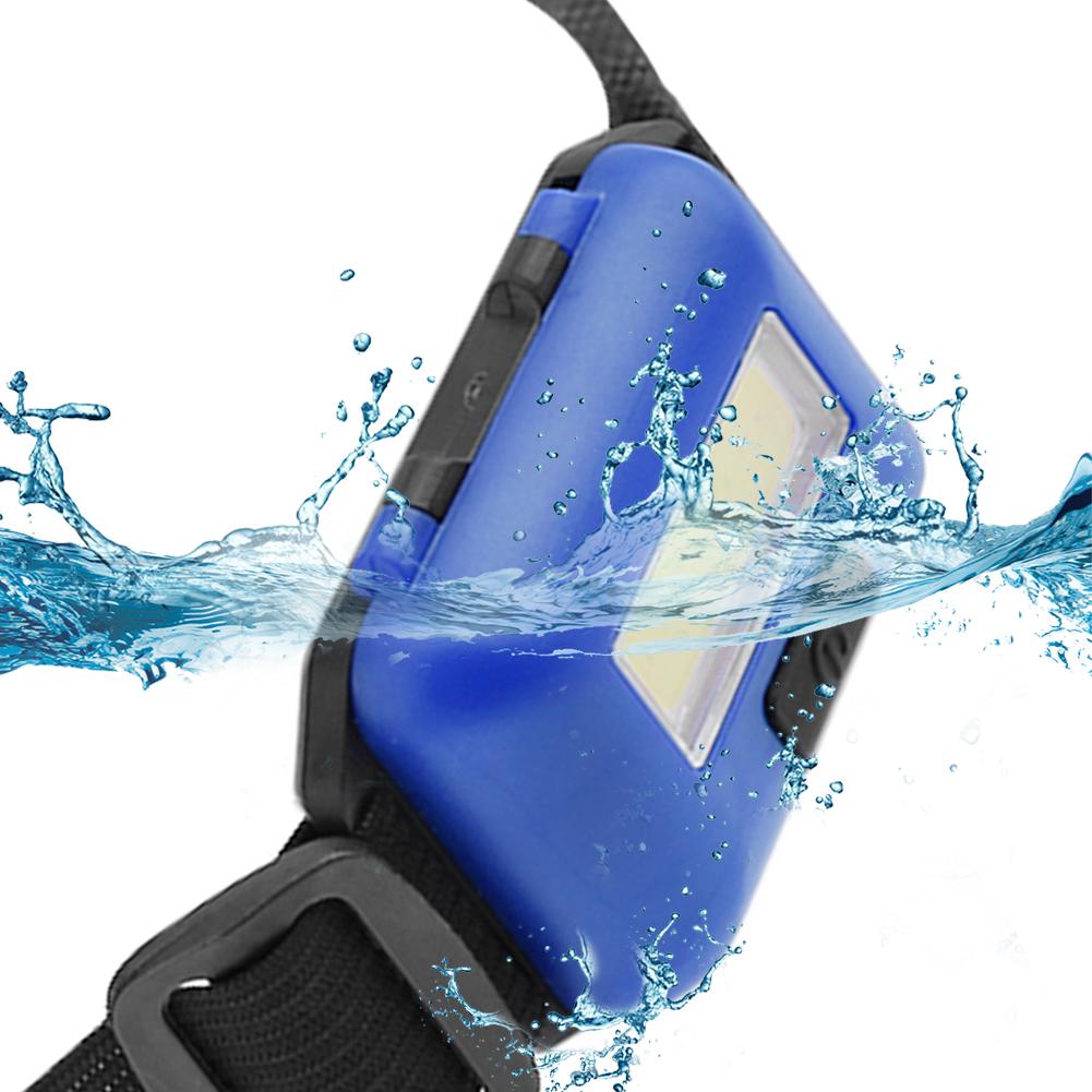 Headlight Headlamp COB LED 3 Modes Waterproof Headlamps for Camping Cycling Hiking Fishing Headlight Flashlight Head Torch Light