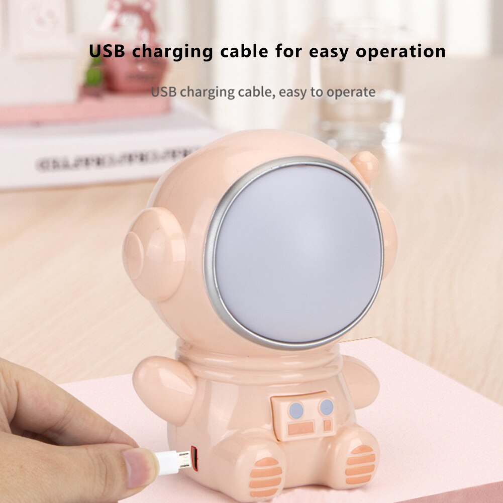 Astronaut LED Night Lights Portable Spaceman USB Charing Night Light for Children's Night Light Space Lovers Xmas Gifts with Box