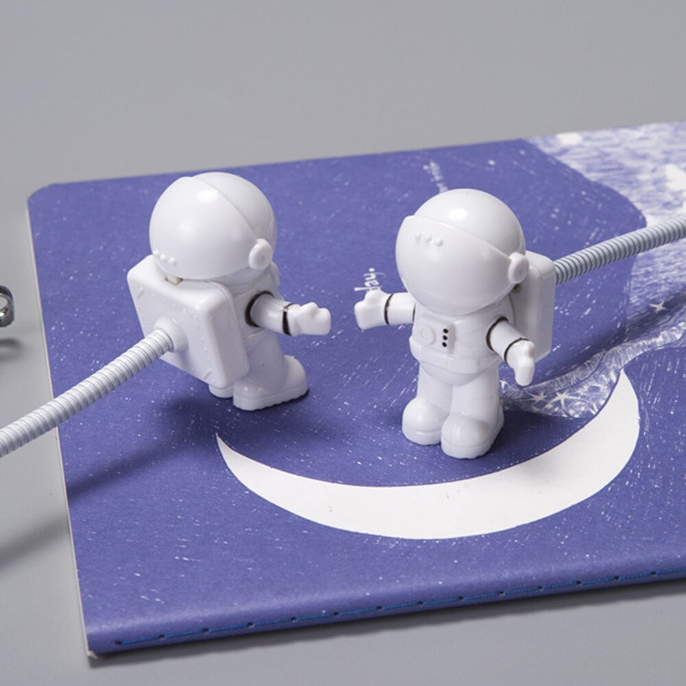 Astronaut LED Night Light Portable USB Powered Night Light DC 5V for Reading Desk Lamps Computer Laptop PC Lighting Space Lovers