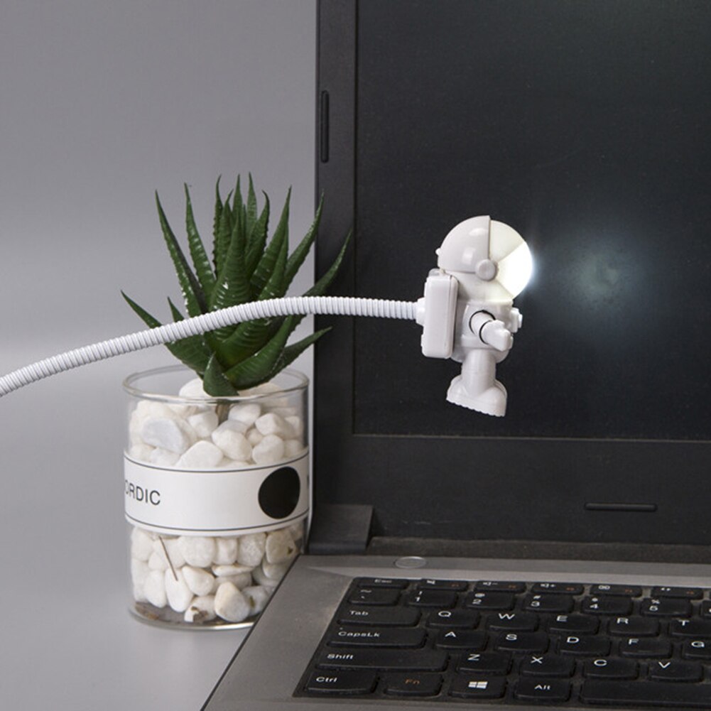 Astronaut LED Night Light Portable USB Powered Night Light DC 5V for Reading Desk Lamps Computer Laptop PC Lighting Space Lovers