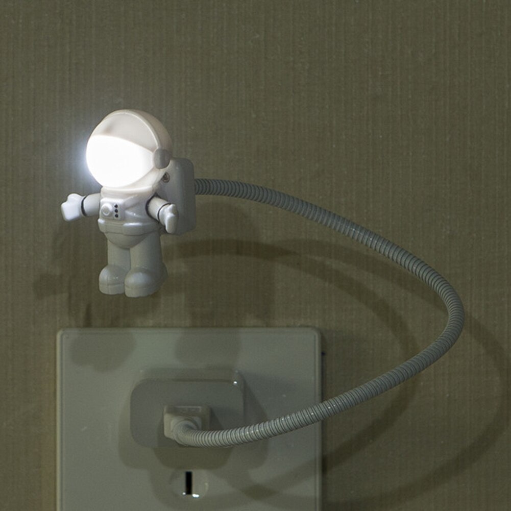Astronaut LED Night Light Portable USB Powered Night Light DC 5V for Reading Desk Lamps Computer Laptop PC Lighting Space Lovers