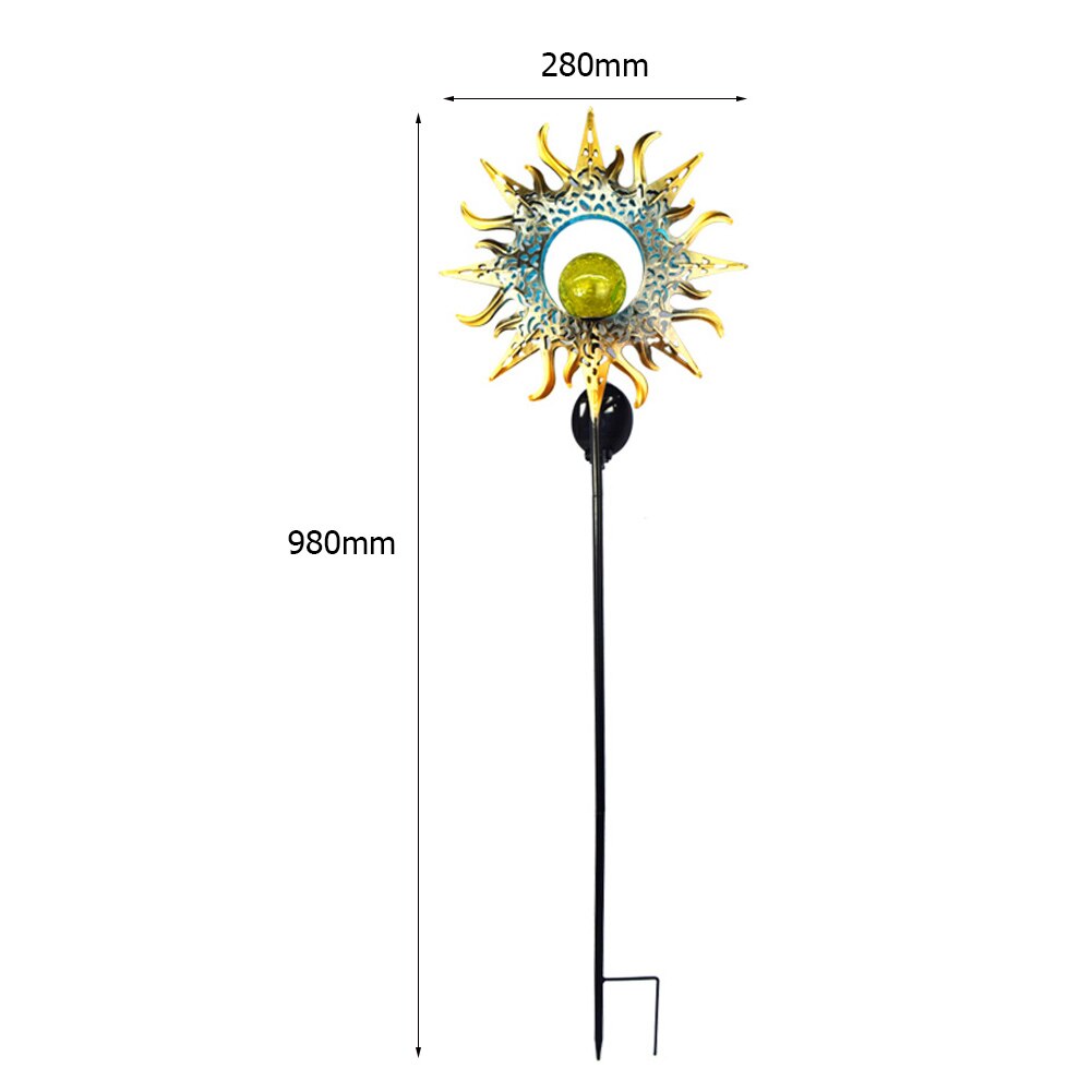 Solar LED Sun Moon Flame Night Light Outdoor Waterproof Retro Iron Lawn Solar Lamp Outdoor Yard Landscape Garden Decor Led Light