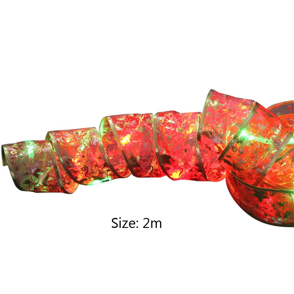 1/2m LED Fairy String Lights Copper Wire Ribbon Lamp Waterproof for Home Party Weddings Holiday Christmas Tree Decorations Light
