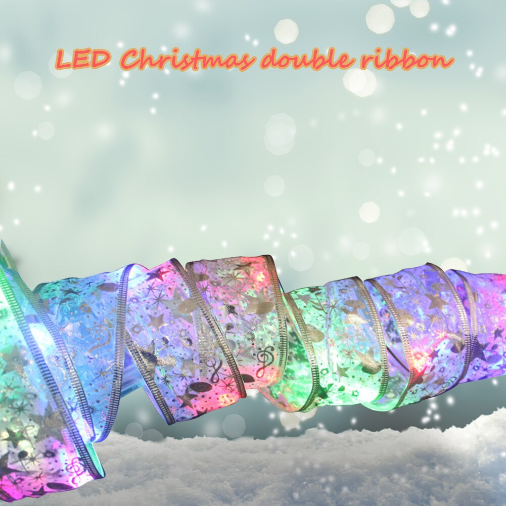 1/2m LED Fairy String Lights Copper Wire Ribbon Lamp Waterproof for Home Party Weddings Holiday Christmas Tree Decorations Light