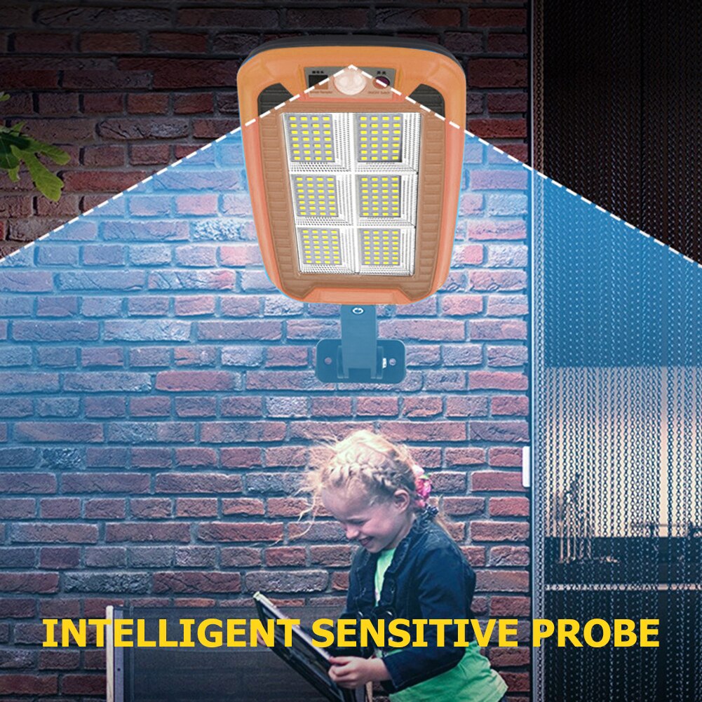 168LED Solar Light Outdoors PIR Motion Sensor Remote Control Street Solar Wall Lamp Waterproof Garden Decoration Lights Dropship