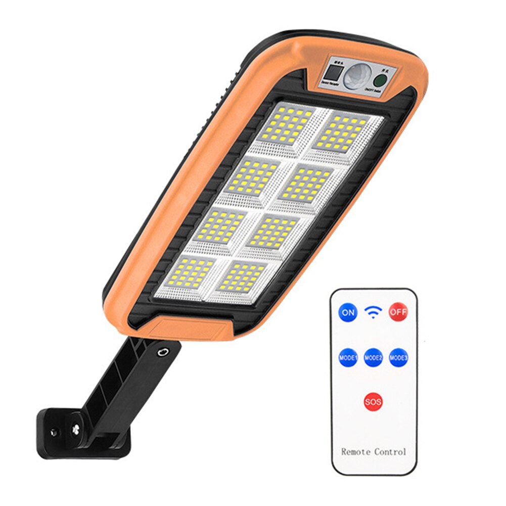 168LED Solar Light Outdoors PIR Motion Sensor Remote Control Street Solar Wall Lamp Waterproof Garden Decoration Lights Dropship