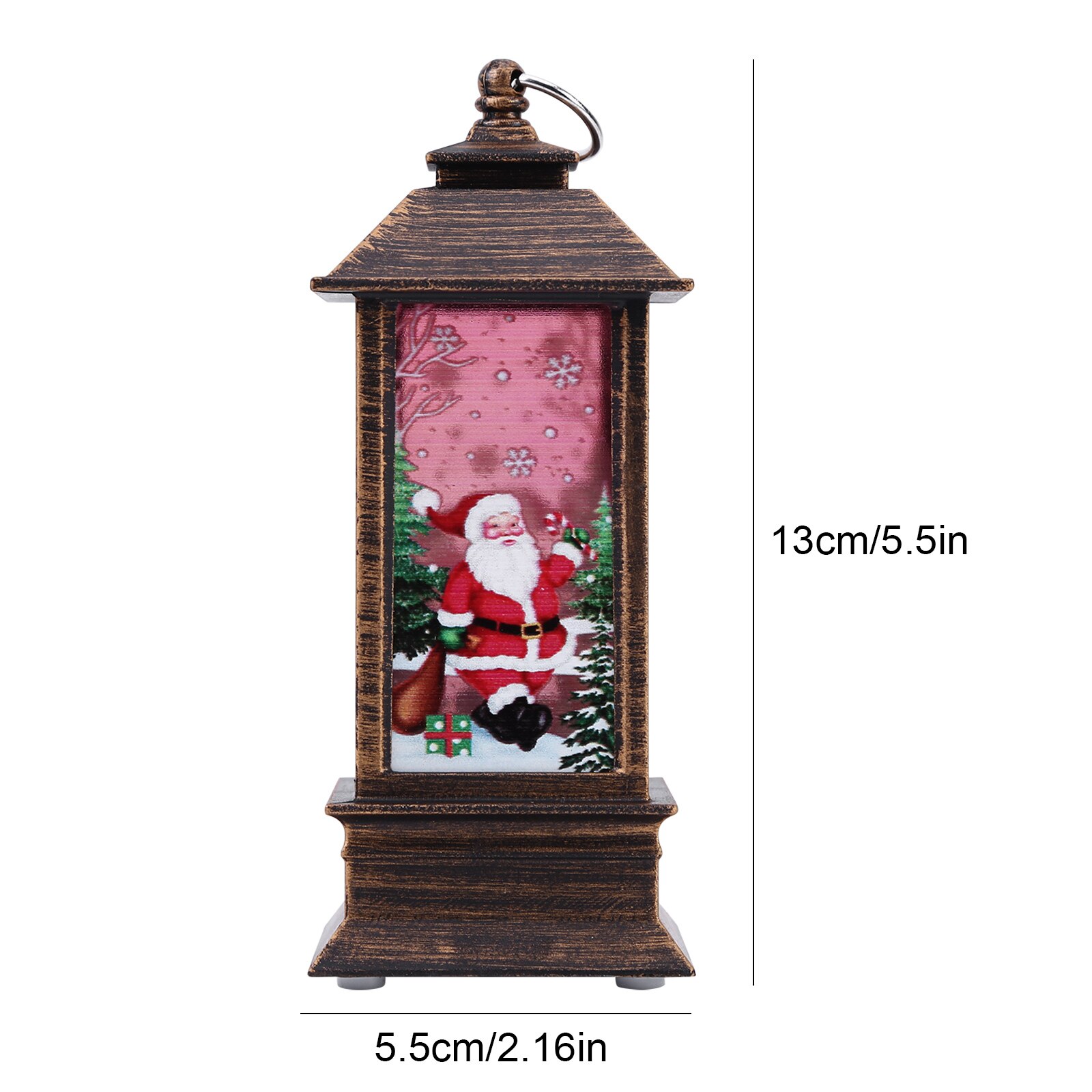 Christmas LED Wind Lamp Retro Table Top Indoor Outdoor Lantern Lamp Desktop Night Light with Timer for Xmas Christmas Decoration