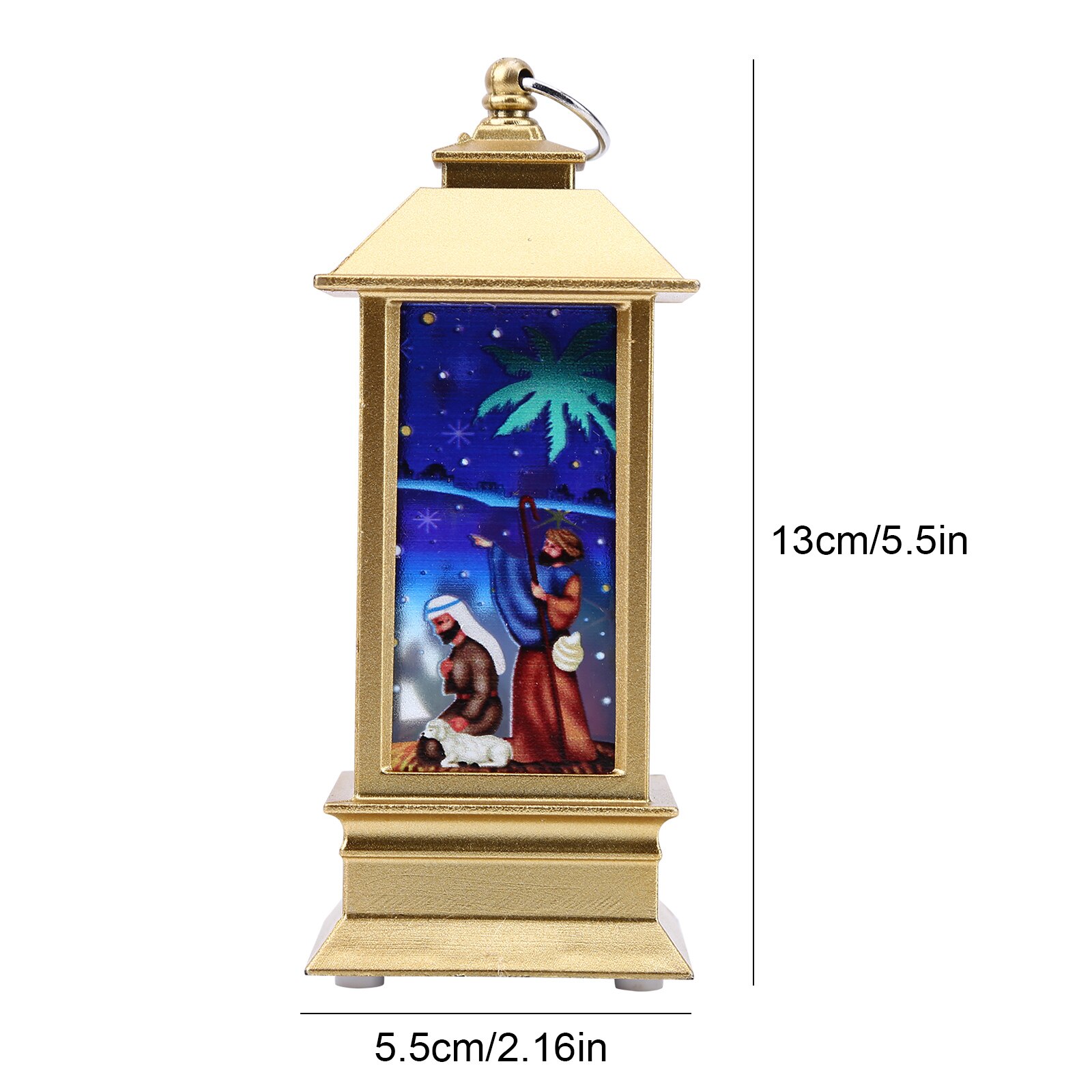 Christmas LED Wind Lamp Retro Table Top Indoor Outdoor Lantern Lamp Desktop Night Light with Timer for Xmas Christmas Decoration