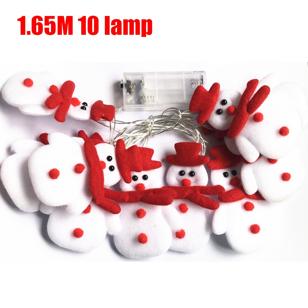 LED Christmas Fairy Garland String Light Battery Powered Lamp Xmas Decoration Lighting Indoor Home Party New Year String Lamp