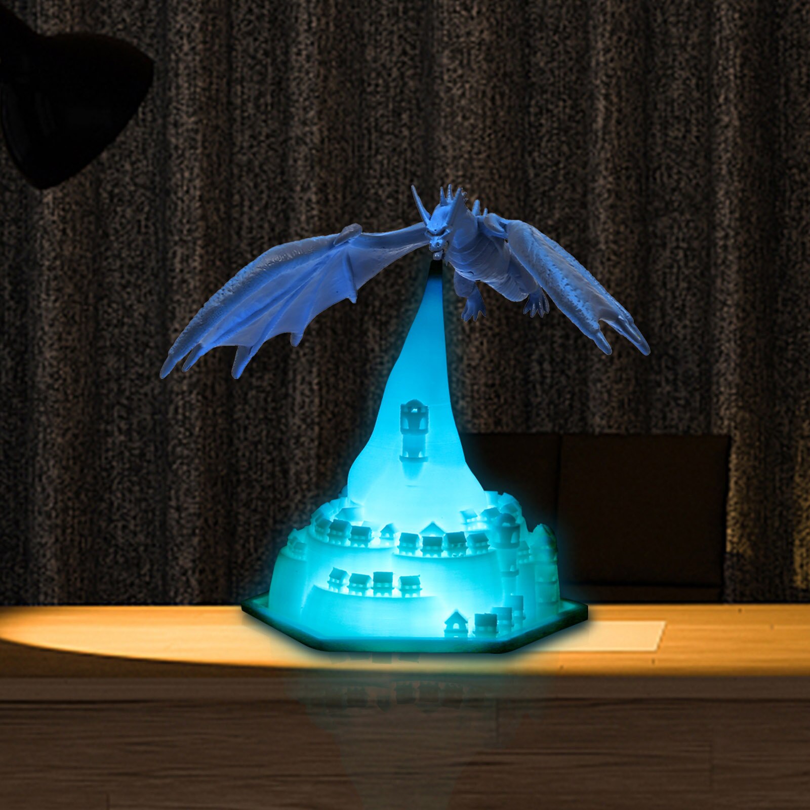3D Printed LED Night Light USB Rechargeable Dragon Lamps For Home Hot Sale Night Lamp Christmas Decoration Gifts For Kids