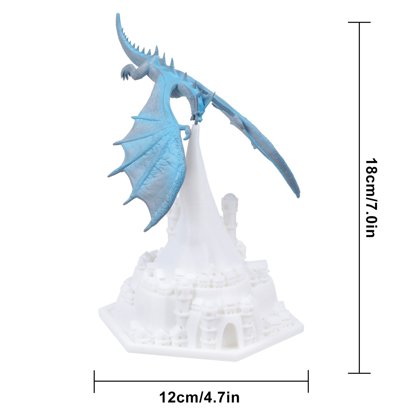 3D Printed LED Night Light USB Rechargeable Dragon Lamps For Home Hot Sale Night Lamp Christmas Decoration Gifts For Kids