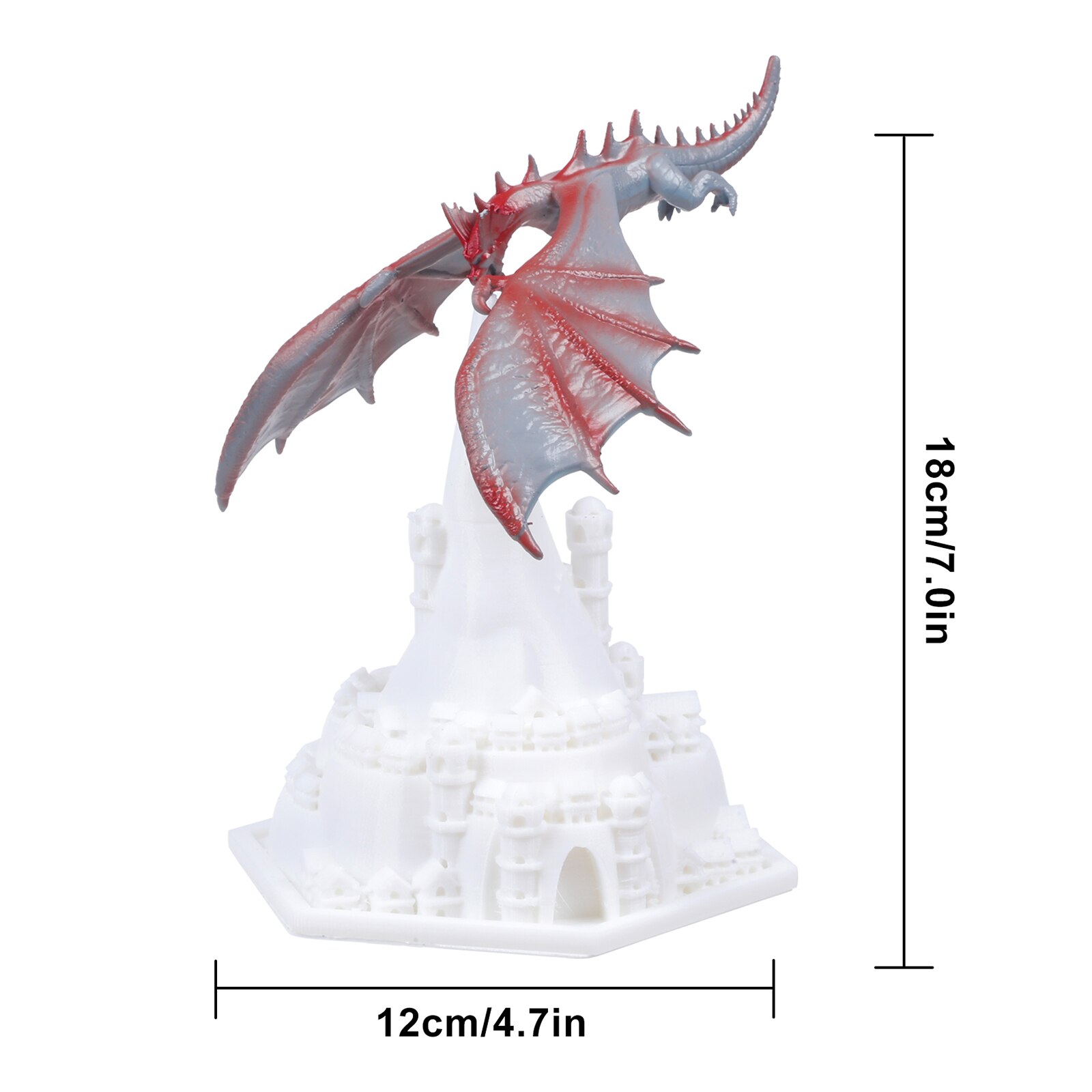 3D Printed LED Night Light USB Rechargeable Dragon Lamps For Home Hot Sale Night Lamp Christmas Decoration Gifts For Kids