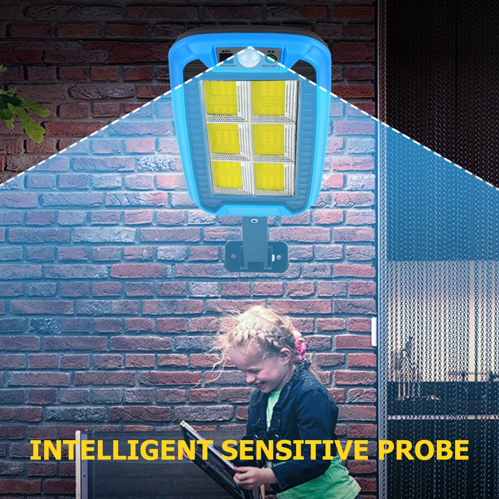 240COB Solar Light Outdoors PIR Motion Sensor Wall Lights Waterproof Remote Control Street Solar Lamp for Garden Decoration