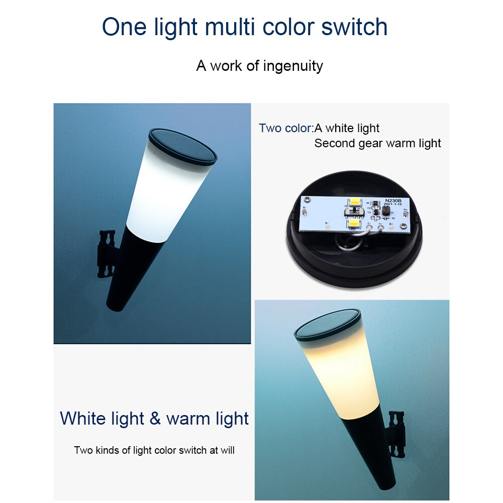 LED Solar Light Outdoor Waterproof Wall Light Corridor Decorative Atmosphere Lights for Home Garden Courtyard Decoration