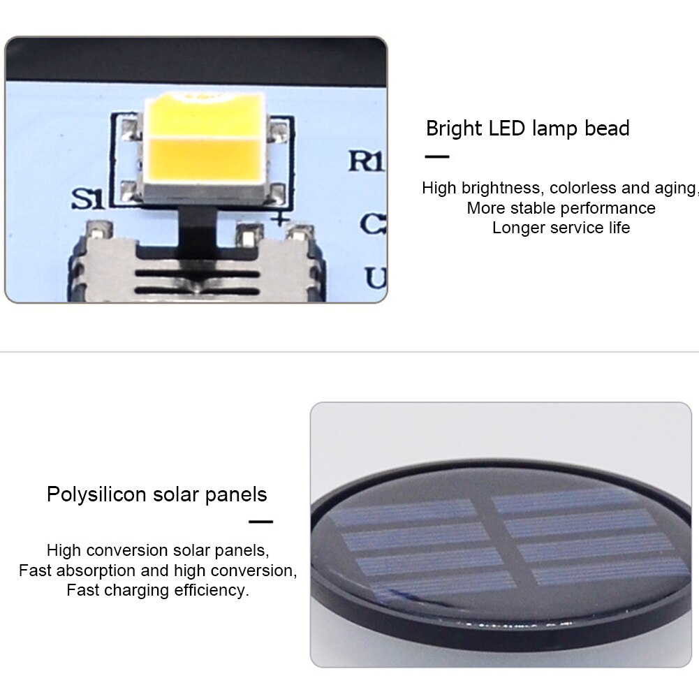 LED Solar Light Outdoor Waterproof Wall Light Corridor Decorative Atmosphere Lights for Home Garden Courtyard Decoration