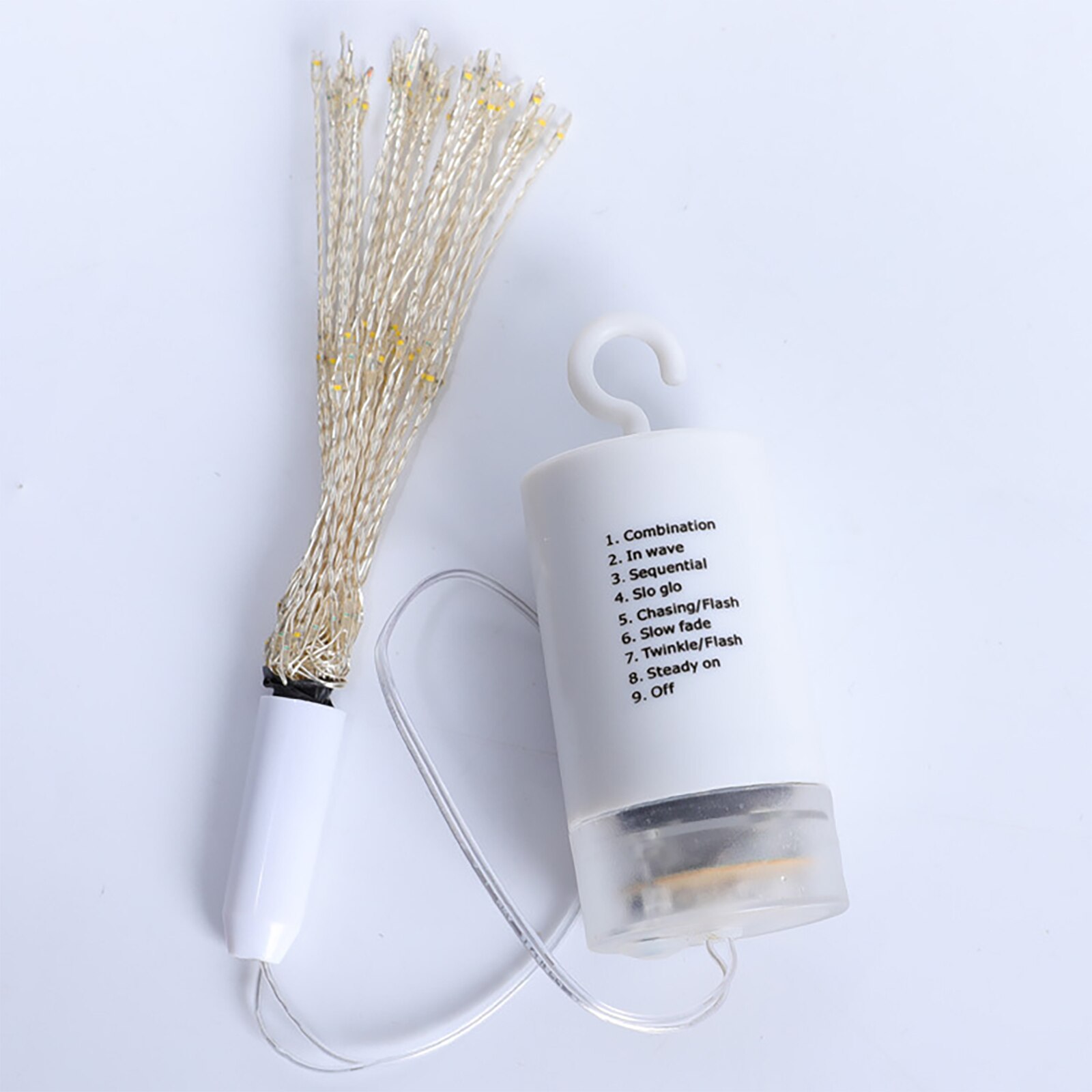 LED Firework String Lights Night Light with Remote Control for Wedding Christmas Halloween Garden Holiday Decorations Lighting