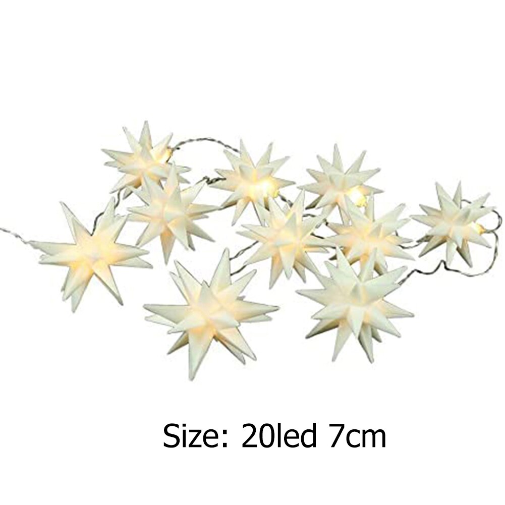 10/20 LED Star Fairy String Lights Christmas Illuminated Lighting Holiday Wedding Party Outdoor Indoor Decoration String Lamps