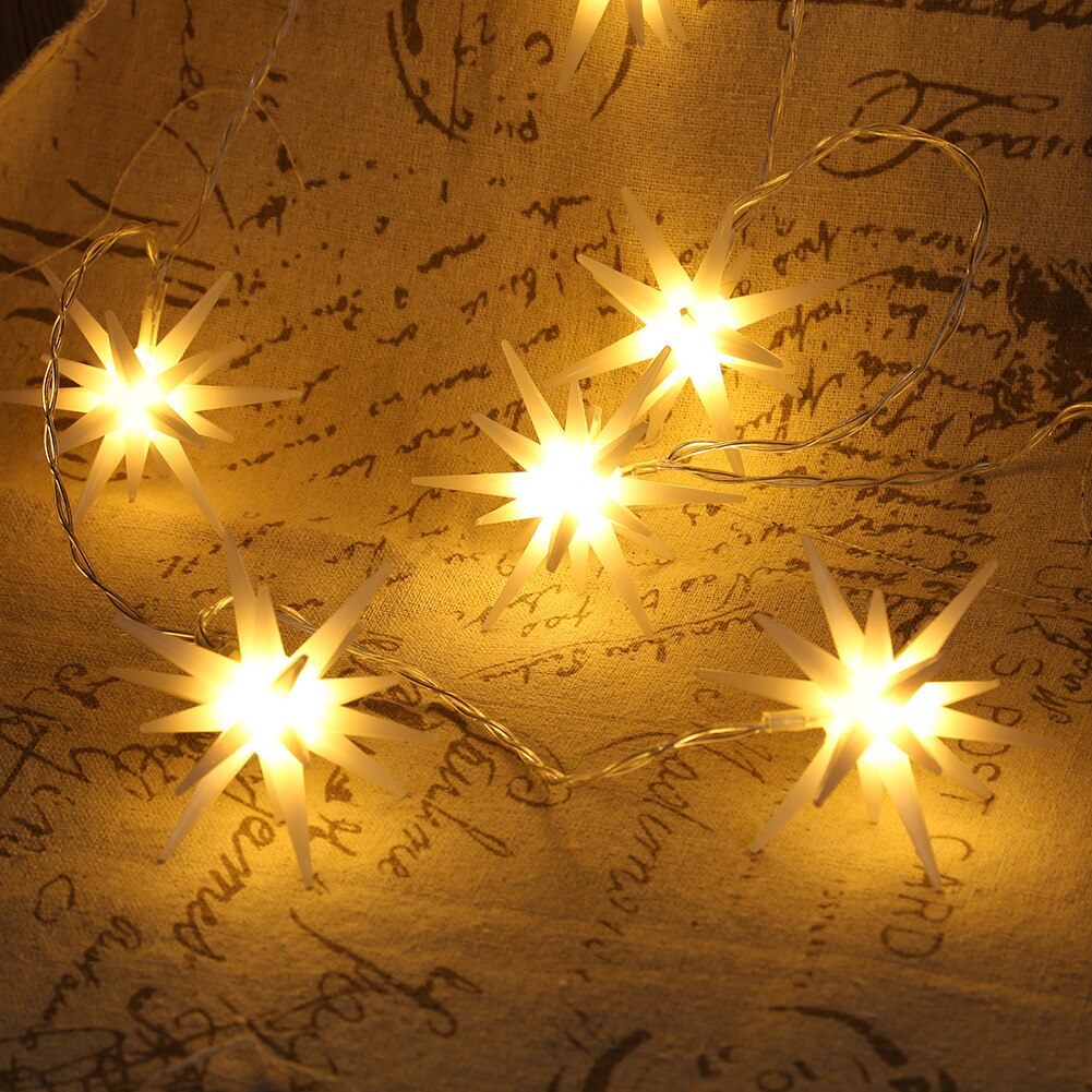 10/20 LED Star Fairy String Lights Christmas Illuminated Lighting Holiday Wedding Party Outdoor Indoor Decoration String Lamps