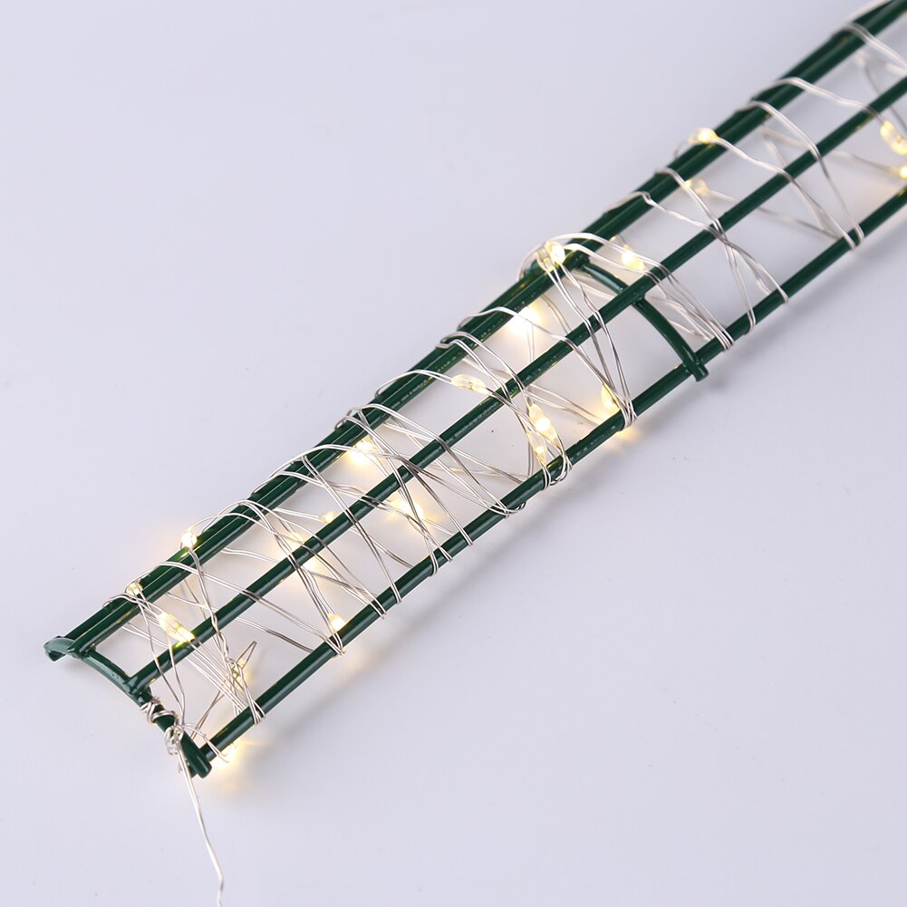 5m 50 LED Fairy String Night Lights Wrought Iron Christmas Wedding Garland Lamp for Indoor Outdoor Garden Decoration Lighting
