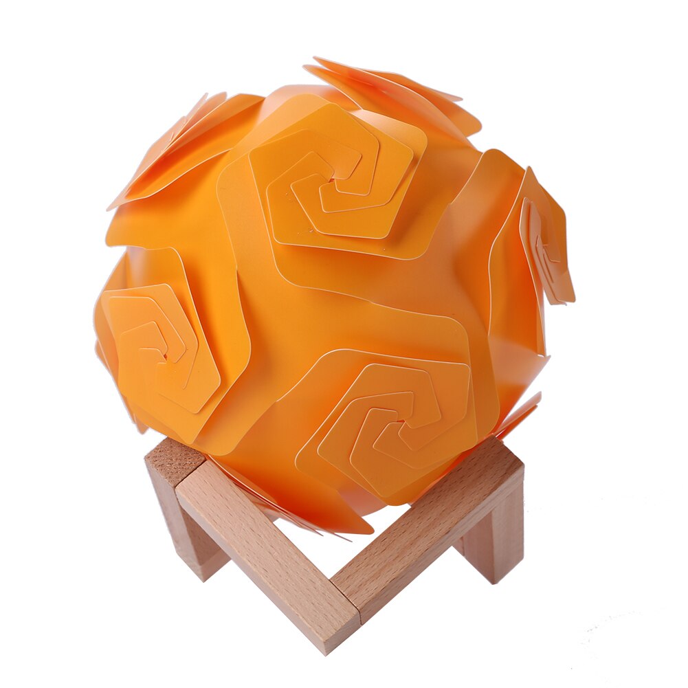 Nordic Modern Table Lamp Night Light Wooden Moon Round Ball Desk USB Light Home Bedroom Christmas Decoration Kid Children Gifts