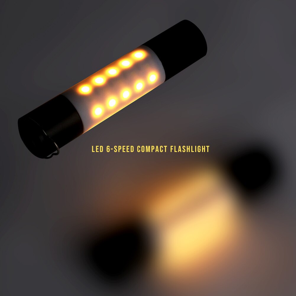 USB Rechargeable Hanging Flashlight Portable Aluminum Alloy Waterproof Zoomable LED Torch Night Light Outdoor Camping Tent Lamp