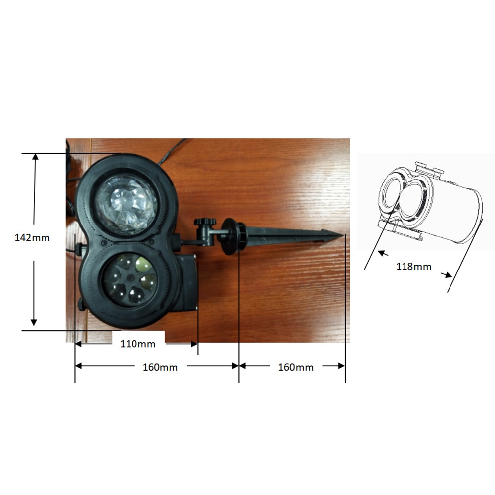 12/16 Christmas Pattern Laser Projector Light for Xmas New Year Stage Party Decoration Outdoor Garden Waterproof Projection Lamp