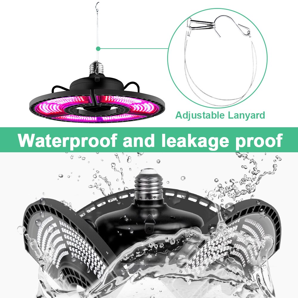 E27 LED Plants Grow Light Full Spectrum Growing Lamp Flower Seeds High Efficient Phytolamp Greenhouse UV Grow Tent Lamps