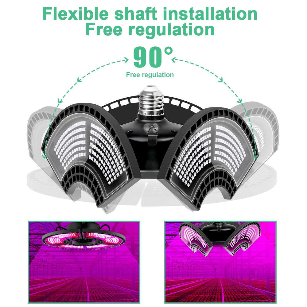 E27 LED Plants Grow Light Full Spectrum Growing Lamp Flower Seeds High Efficient Phytolamp Greenhouse UV Grow Tent Lamps