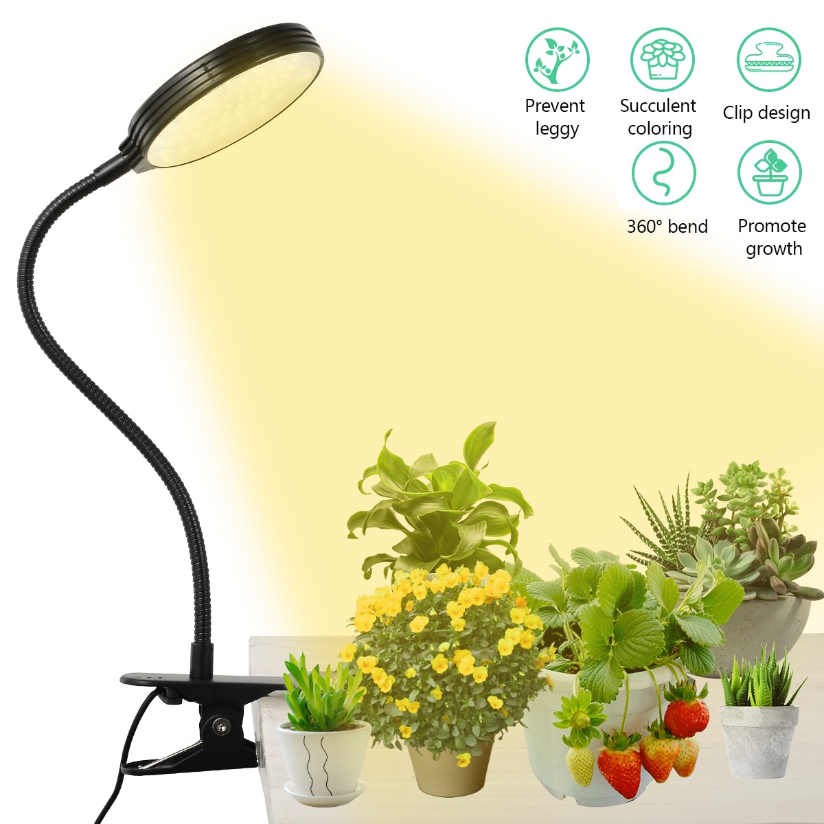 78 LEDs Full Spectrum Phytolamps For Plants USB LED Grow Light with Timer IP65 Waterproof Plant Grow Lamp Dimmable Grow Lamp