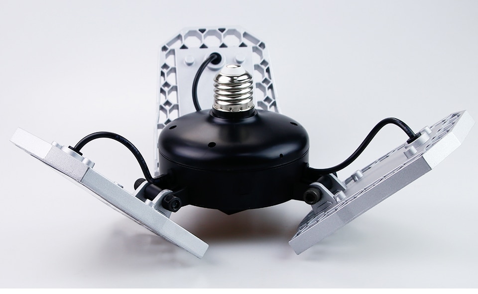 LED Lamp E27 LED Bulb 60W 80W 100W Garage Light 110V 220V Deform Light for Workshop Warehouse Factory Gym
