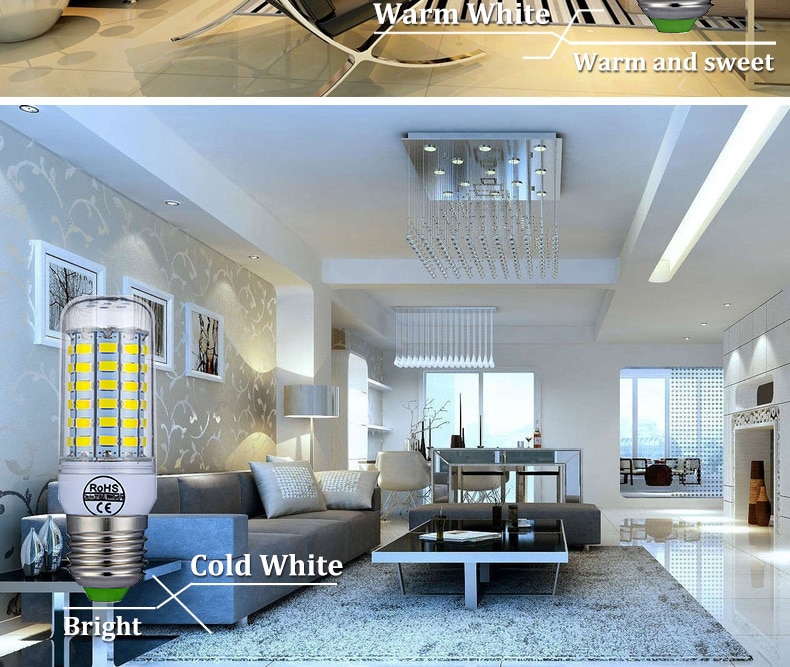 LED Bulb E27 LED Light Bulbs E14 LED Lamp 220V 6 Pcs/Lot Bombilla Chandelier Lighting for Home House Living Room