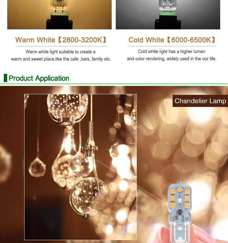 2pcs/lot G4 G9 LED Lamp Mini LED Bulb AC 220V DC 12V Spotlight Chandelier High Quality Lighting Replace Halogen Lamps