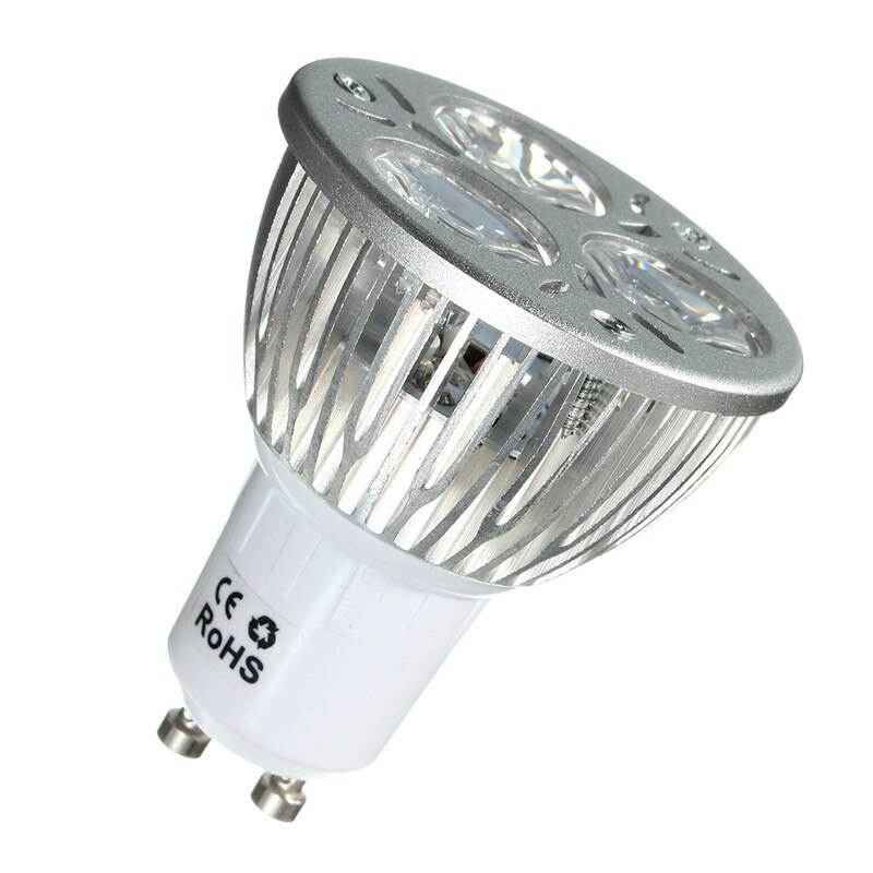 LED Grow Light E27 B22 GU10 3W AC85-265V UV Ultraviolet Purple LED Spotlight Bulb Plant Lamp for Greenhouse Hydroponics System