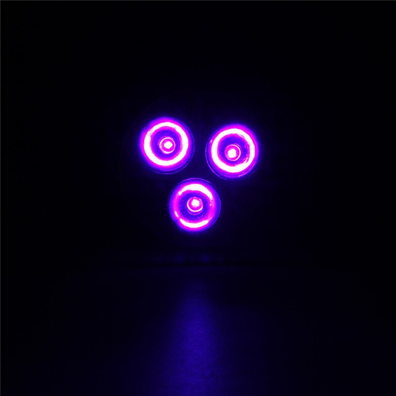 LED Grow Light E27 B22 GU10 3W AC85-265V UV Ultraviolet Purple LED Spotlight Bulb Plant Lamp for Greenhouse Hydroponics System