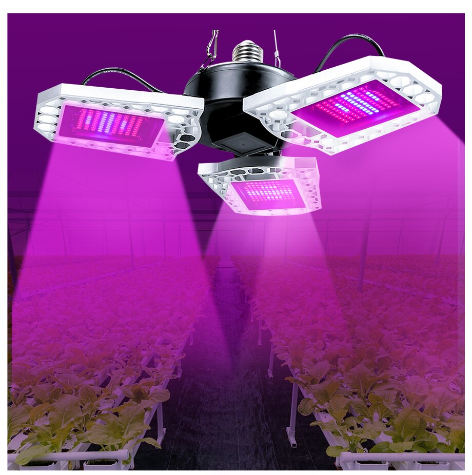 LED Phyto Lamp E27 100W 200W 300W Full Spectrum LED Grow Light AC100-277V Horticole for Indoor Seedlings Flower Grow Tent Box