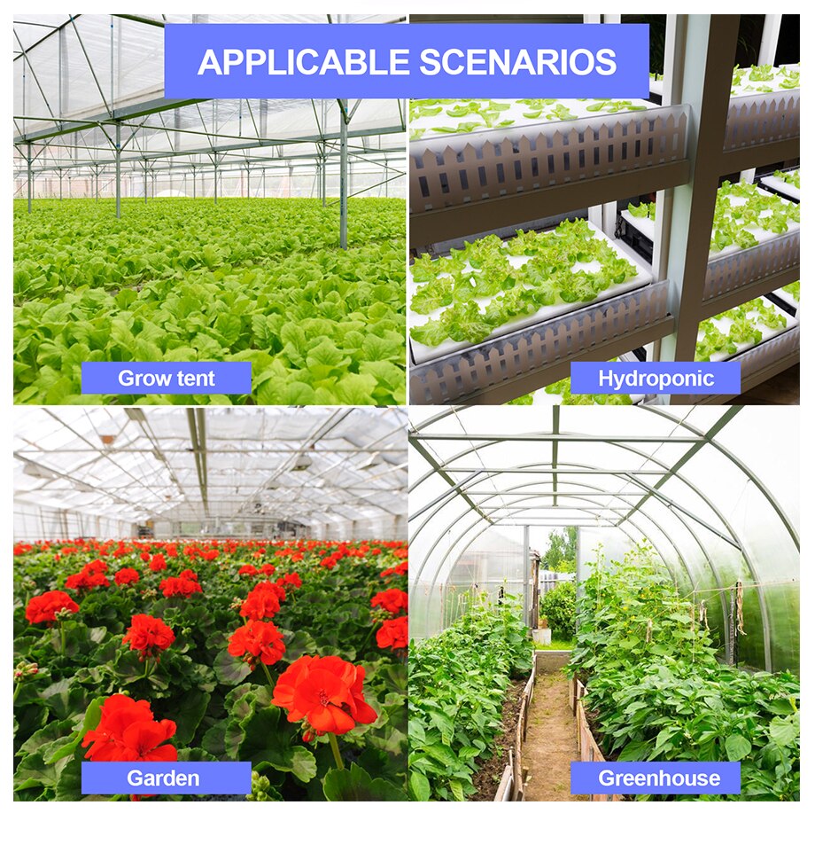 LED Phyto Lamp E27 100W 200W 300W Full Spectrum LED Grow Light AC100-277V Horticole for Indoor Seedlings Flower Grow Tent Box